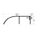 Pemko 2051 Bumper Threshold For Outswing Door, 3-5/16" W x 1" H