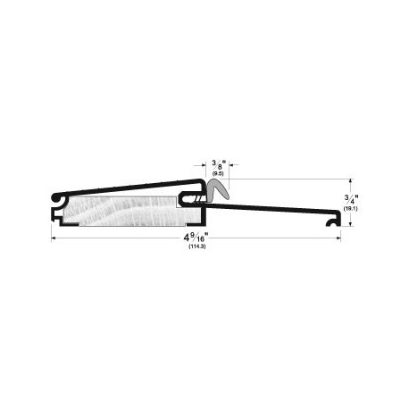 Pemko 8452DQ73.75 Outswing Fixed Bumper Sill