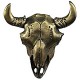 Sierra 68118 SIERRA-681185 Buffalo Skull Knob