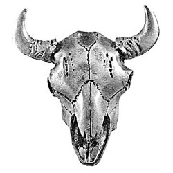 Sierra 68118 Buffalo Skull Knob