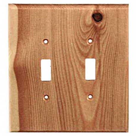 Sierra 6821 SIERRA-682148 Traditional - 2 Toggle Switch Plate