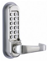CL515 Tubular Mortise Latch, Back To Back With Code Free Entry Option