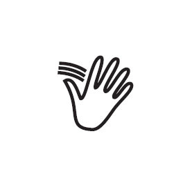Hand Wave Symbol