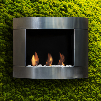 Wall Mounted Indoor Fireplaces
